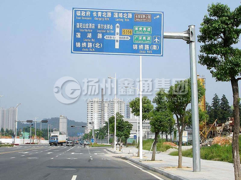BZG-008，交通標(biāo)志桿，八棱交通標(biāo)志桿