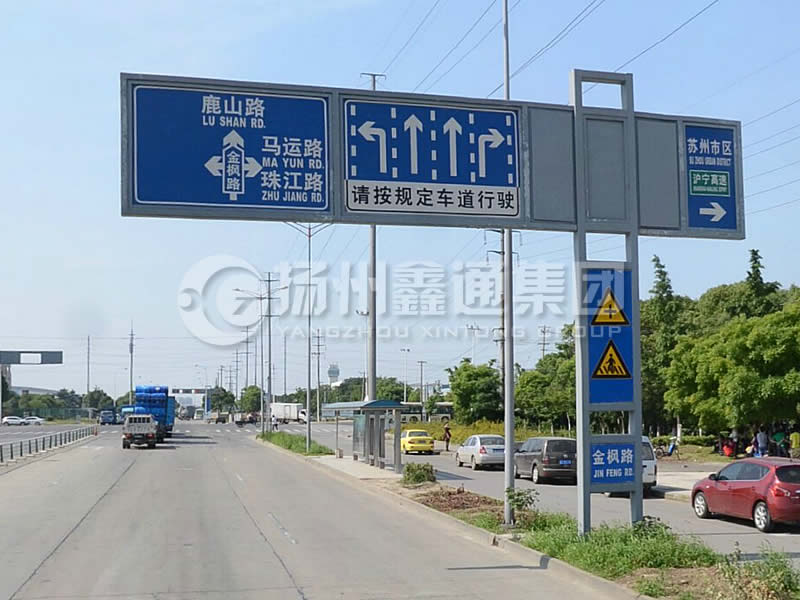 BZG-012，交通標(biāo)志桿，框架交通標(biāo)志桿