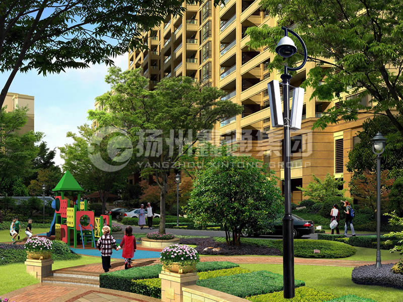 DJG-027，電子警察桿，小區(qū)監(jiān)控桿