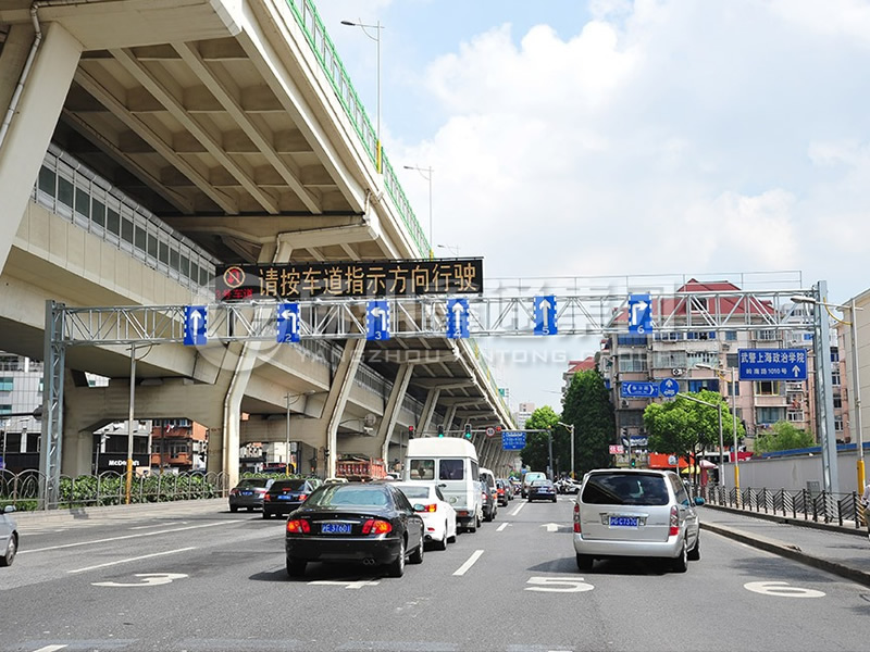 LMJ-034，車(chē)道標(biāo)志牌龍門(mén)架